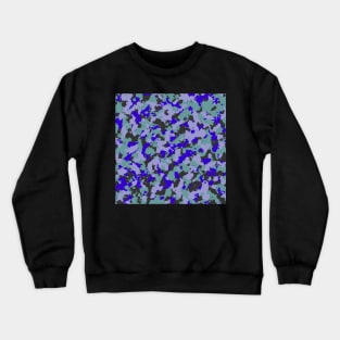 Camouflage Blue Turquoise Crewneck Sweatshirt